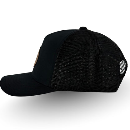 COVELiFE DRiFTFiT Mesh Trucker Black - side profile