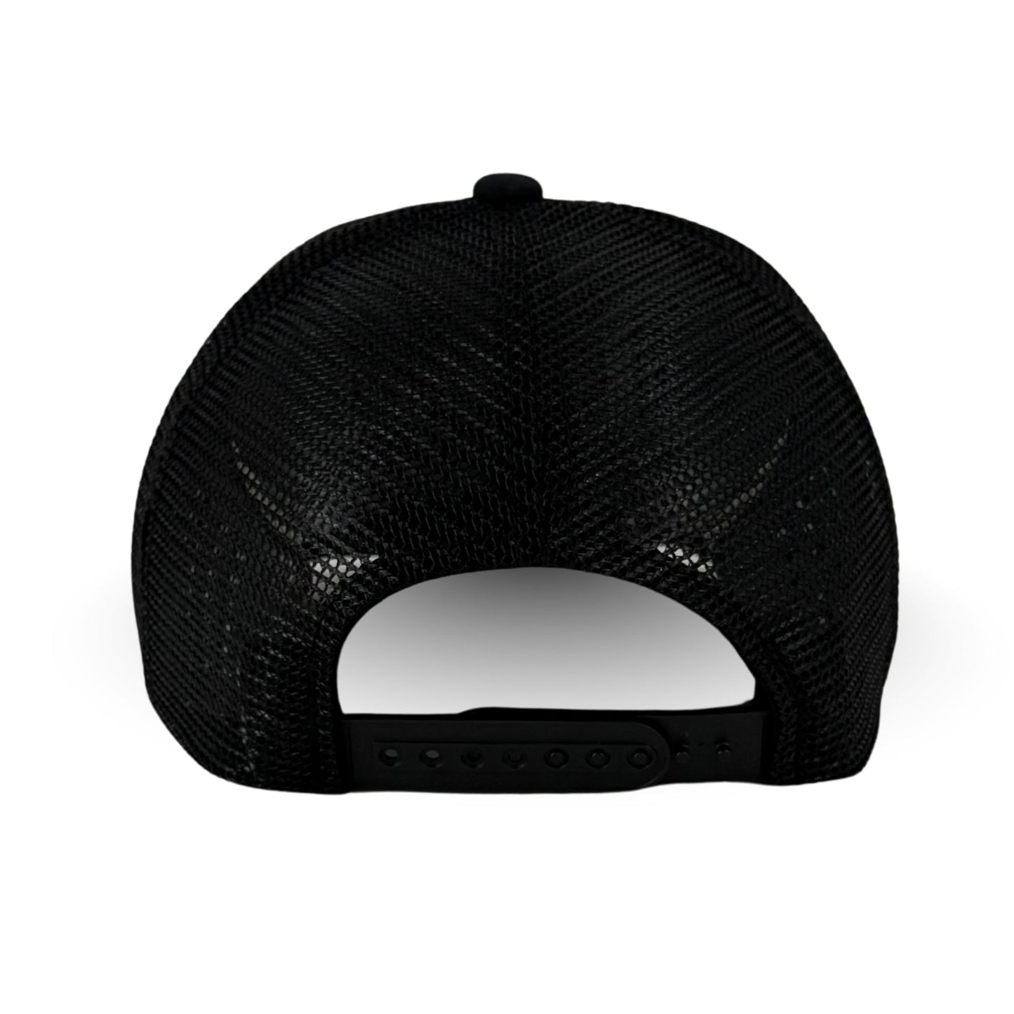 COVELiFE DRiFTFiT Mesh Trucker Black - back view showing mesh panels