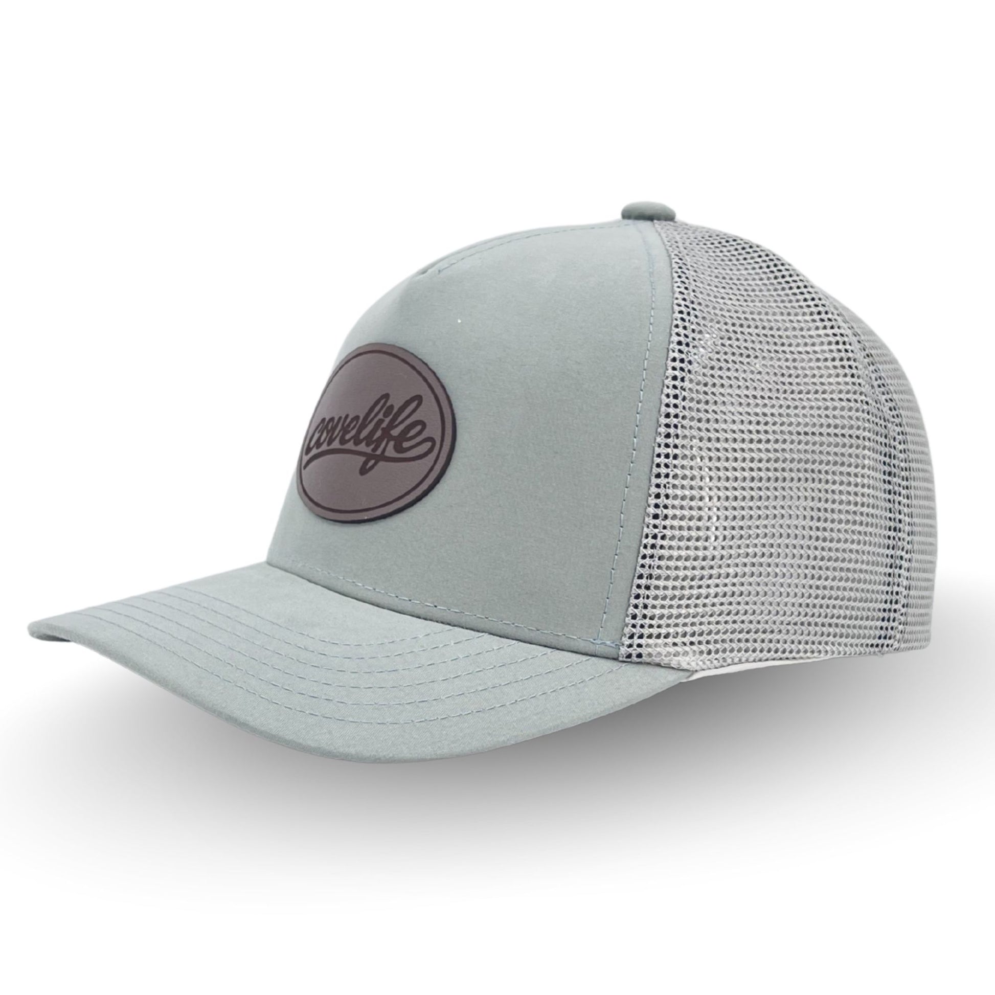 COVELiFE DRiFTFiT Mesh Trucker Sage - three-quarter angle