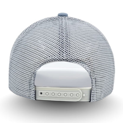 COVELiFE DRiFTFiT Mesh Trucker Sky Blue - back view showing mesh panels