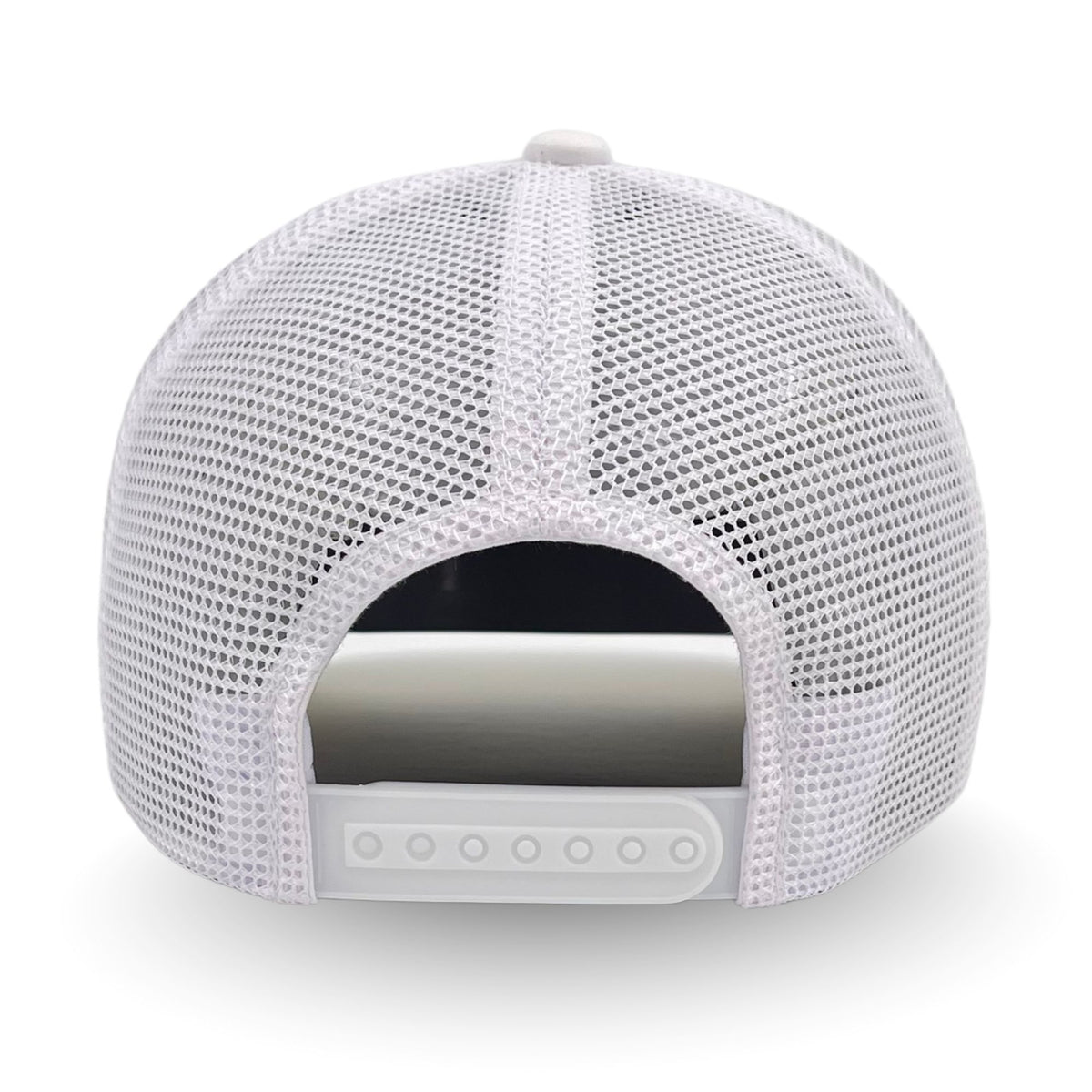 COVELiFE DRiFTFiT Mesh Trucker White - back view showing mesh panels