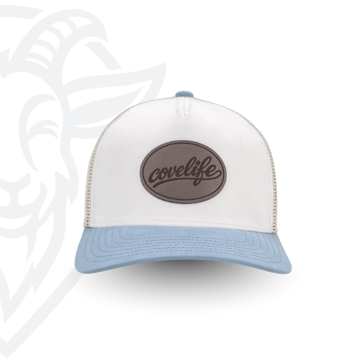 COVELiFE Marina UltraLight Midnight - front view with leather patch