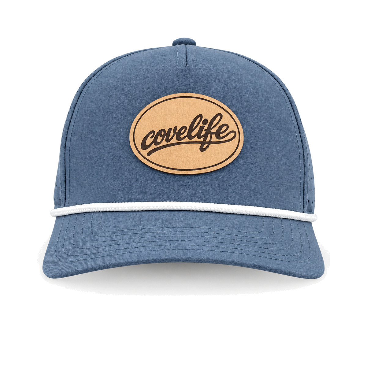 DRiFTFiT Performance Rope cap 3/4 with Heritage leather patch front
