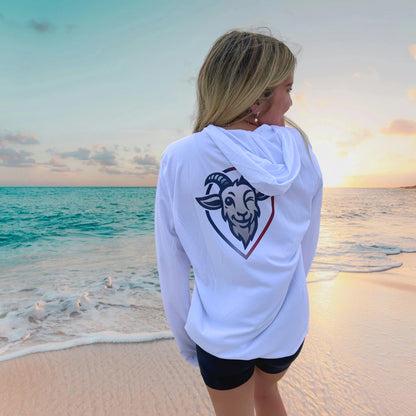 COVELiFE SolarTech UPF 50+ Hoodie White - lifestyle